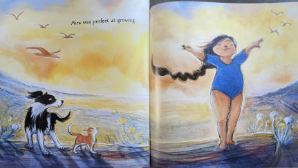 Perfectly Imperfect Mira, book illustration